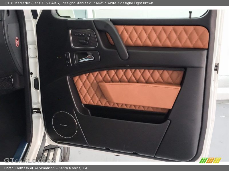 designo Manufaktur Mystic White / designo Light Brown 2018 Mercedes-Benz G 63 AMG