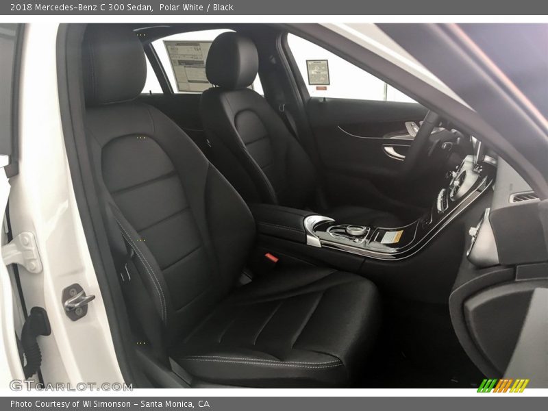 Polar White / Black 2018 Mercedes-Benz C 300 Sedan