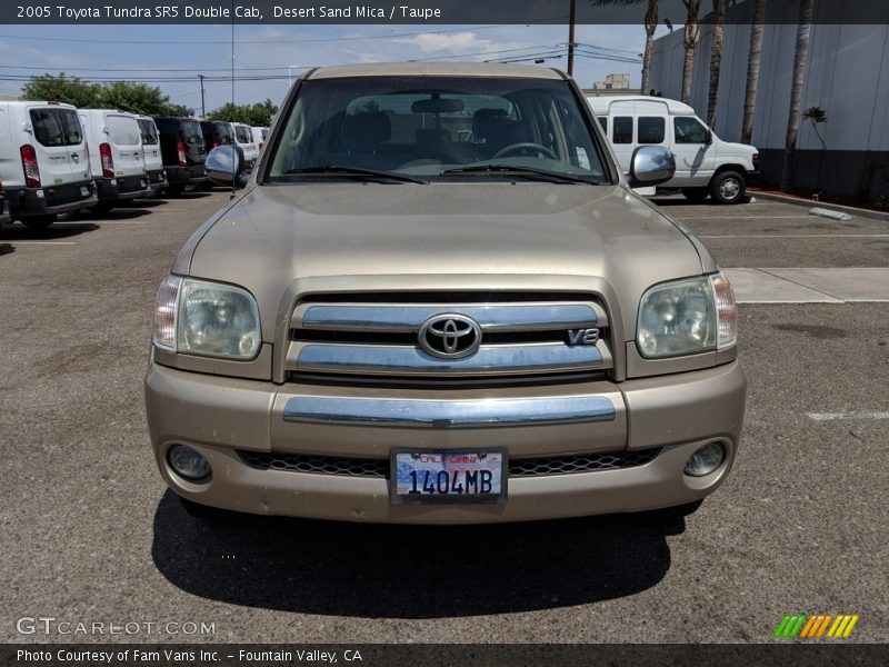 Desert Sand Mica / Taupe 2005 Toyota Tundra SR5 Double Cab