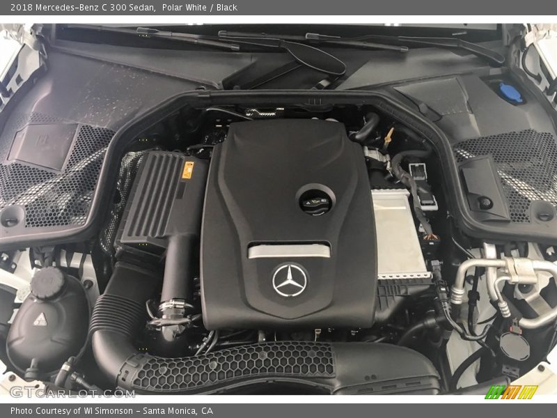 Polar White / Black 2018 Mercedes-Benz C 300 Sedan