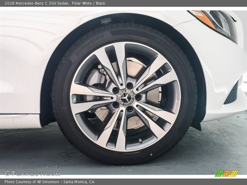 Polar White / Black 2018 Mercedes-Benz C 300 Sedan