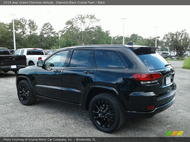 Diamond Black Crystal Pearl / Black 2018 Jeep Grand Cherokee Altitude