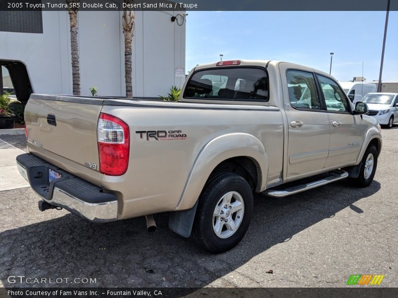 Desert Sand Mica / Taupe 2005 Toyota Tundra SR5 Double Cab