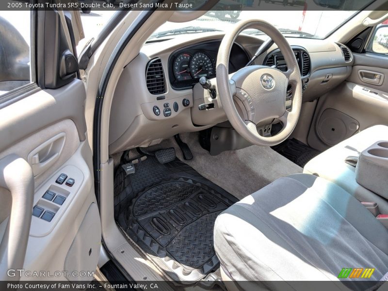 Desert Sand Mica / Taupe 2005 Toyota Tundra SR5 Double Cab