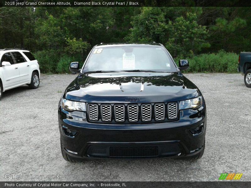 Diamond Black Crystal Pearl / Black 2018 Jeep Grand Cherokee Altitude