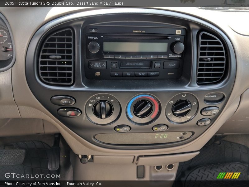 Desert Sand Mica / Taupe 2005 Toyota Tundra SR5 Double Cab