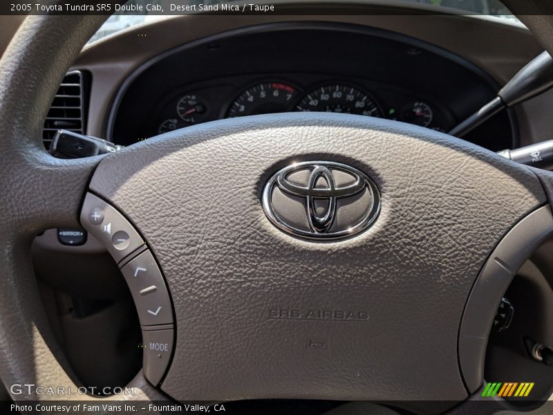 Desert Sand Mica / Taupe 2005 Toyota Tundra SR5 Double Cab