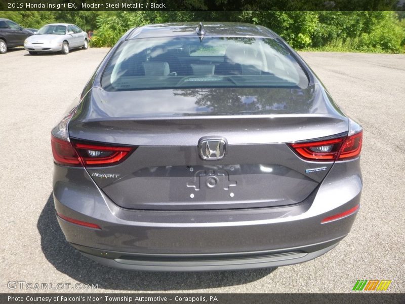 Modern Steel Metallic / Black 2019 Honda Insight EX