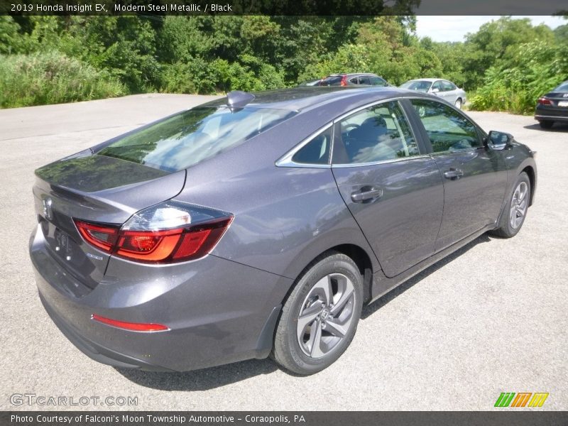 Modern Steel Metallic / Black 2019 Honda Insight EX