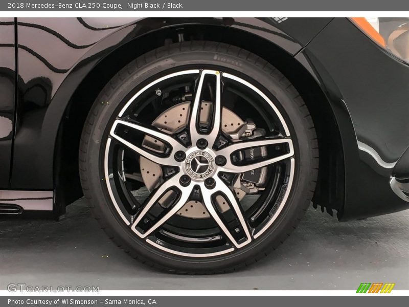 Night Black / Black 2018 Mercedes-Benz CLA 250 Coupe
