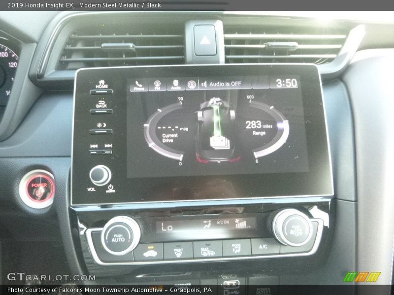 Modern Steel Metallic / Black 2019 Honda Insight EX