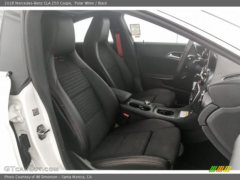 Polar White / Black 2018 Mercedes-Benz CLA 250 Coupe