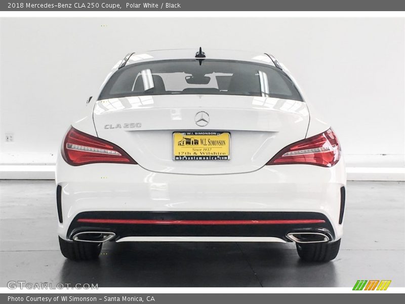 Polar White / Black 2018 Mercedes-Benz CLA 250 Coupe