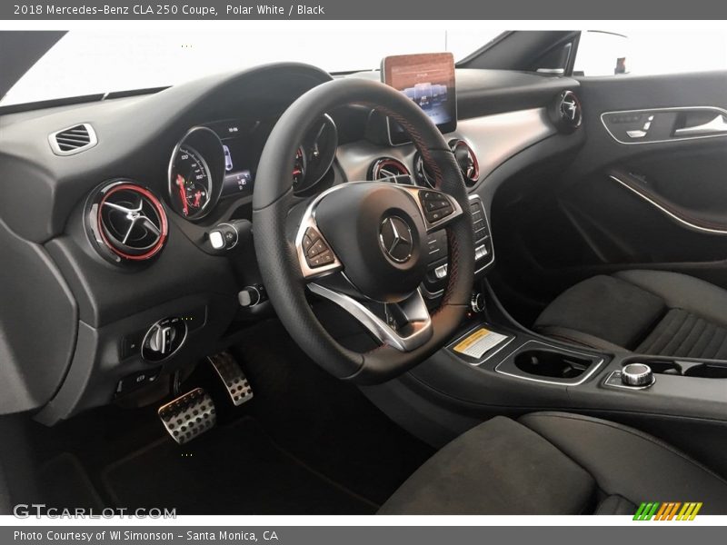 Polar White / Black 2018 Mercedes-Benz CLA 250 Coupe