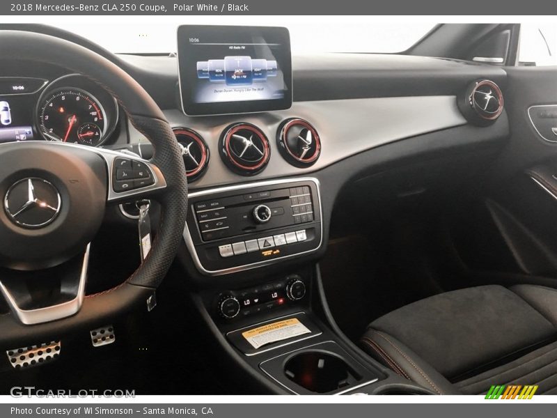 Polar White / Black 2018 Mercedes-Benz CLA 250 Coupe