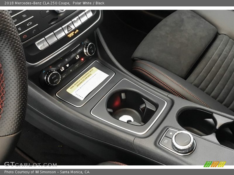 Polar White / Black 2018 Mercedes-Benz CLA 250 Coupe