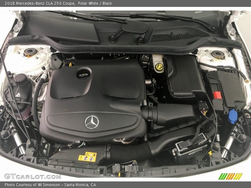 Polar White / Black 2018 Mercedes-Benz CLA 250 Coupe