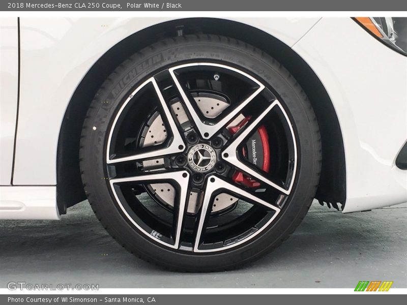 Polar White / Black 2018 Mercedes-Benz CLA 250 Coupe