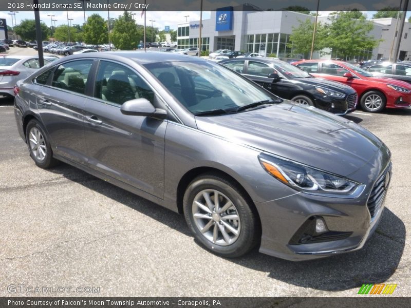 Machine Gray / Gray 2018 Hyundai Sonata SE