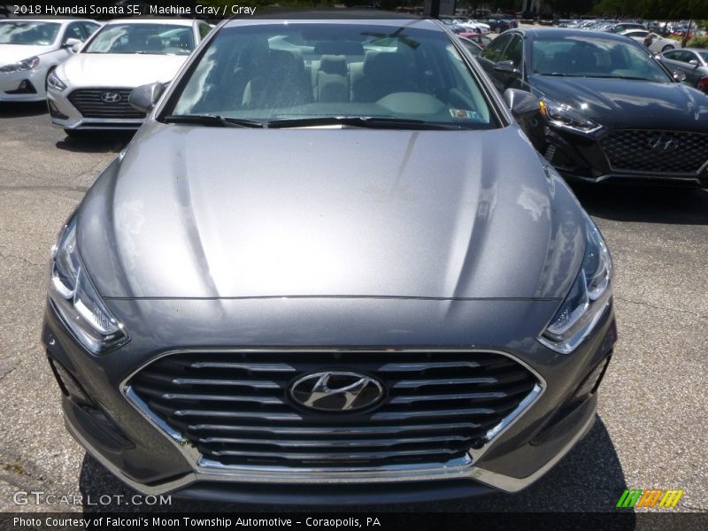 Machine Gray / Gray 2018 Hyundai Sonata SE