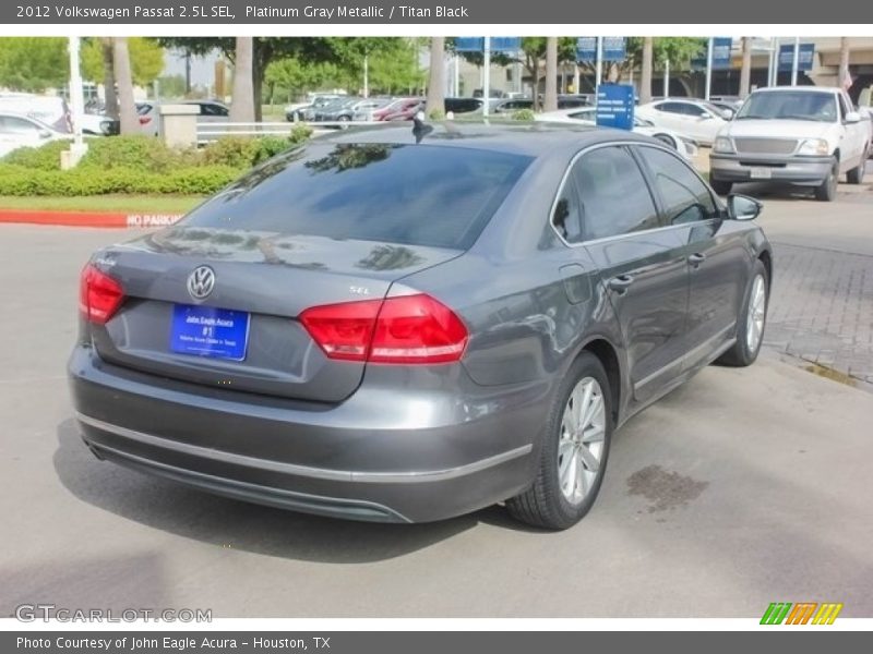 Platinum Gray Metallic / Titan Black 2012 Volkswagen Passat 2.5L SEL