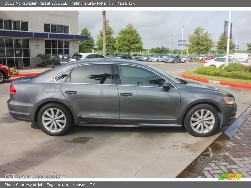 Platinum Gray Metallic / Titan Black 2012 Volkswagen Passat 2.5L SEL