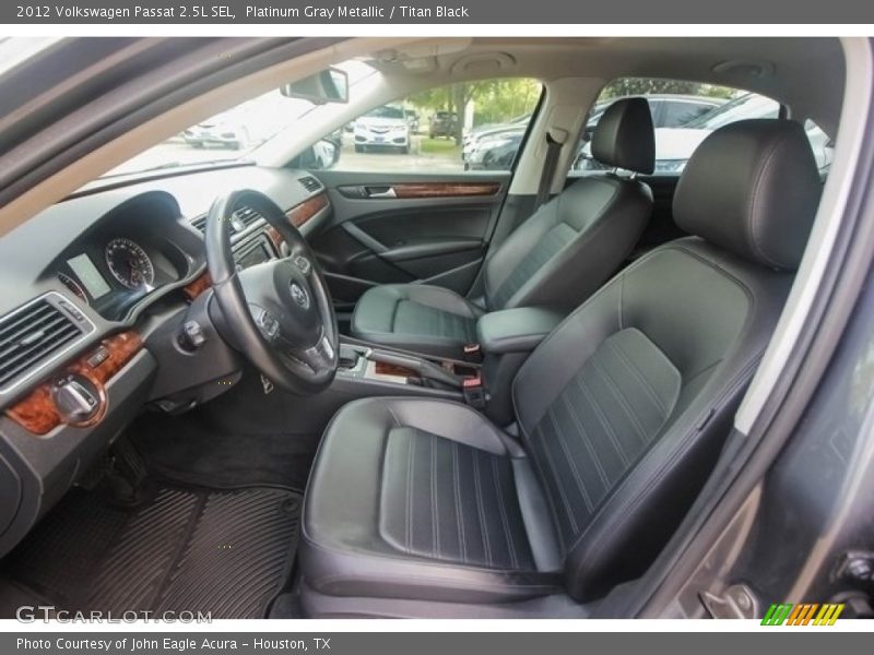 Platinum Gray Metallic / Titan Black 2012 Volkswagen Passat 2.5L SEL