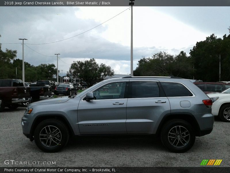 Billet Silver Metallic / Black 2018 Jeep Grand Cherokee Laredo