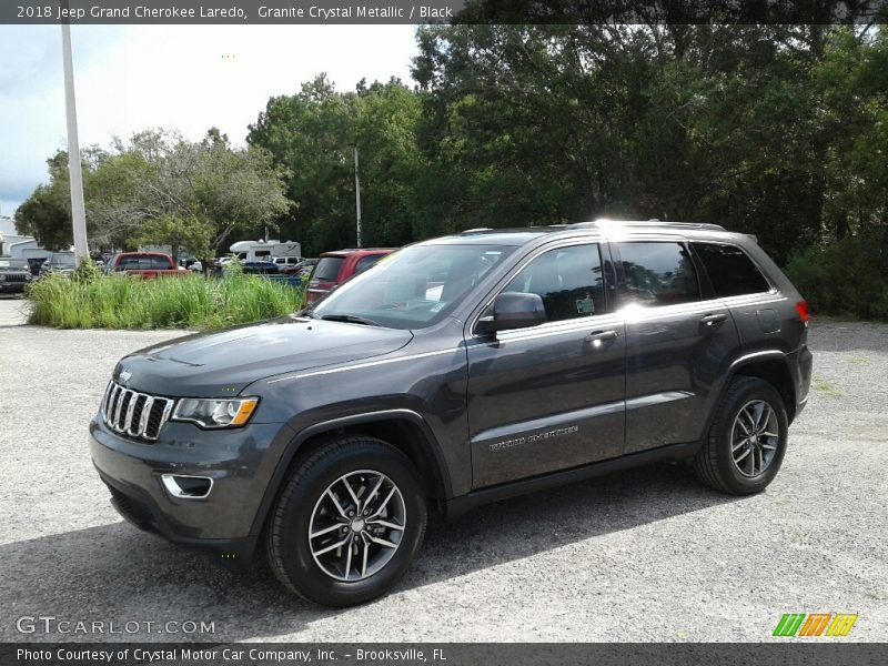 Granite Crystal Metallic / Black 2018 Jeep Grand Cherokee Laredo