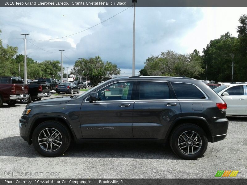 Granite Crystal Metallic / Black 2018 Jeep Grand Cherokee Laredo