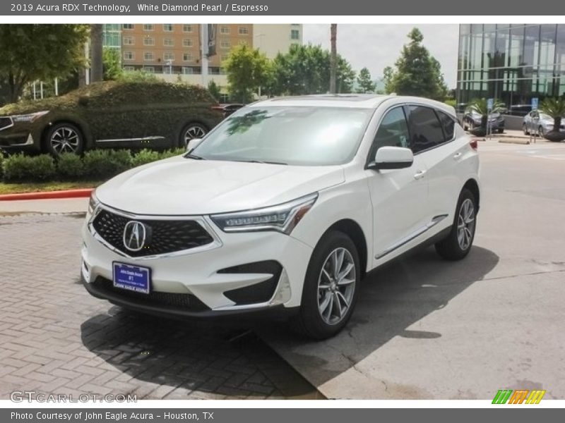 White Diamond Pearl / Espresso 2019 Acura RDX Technology