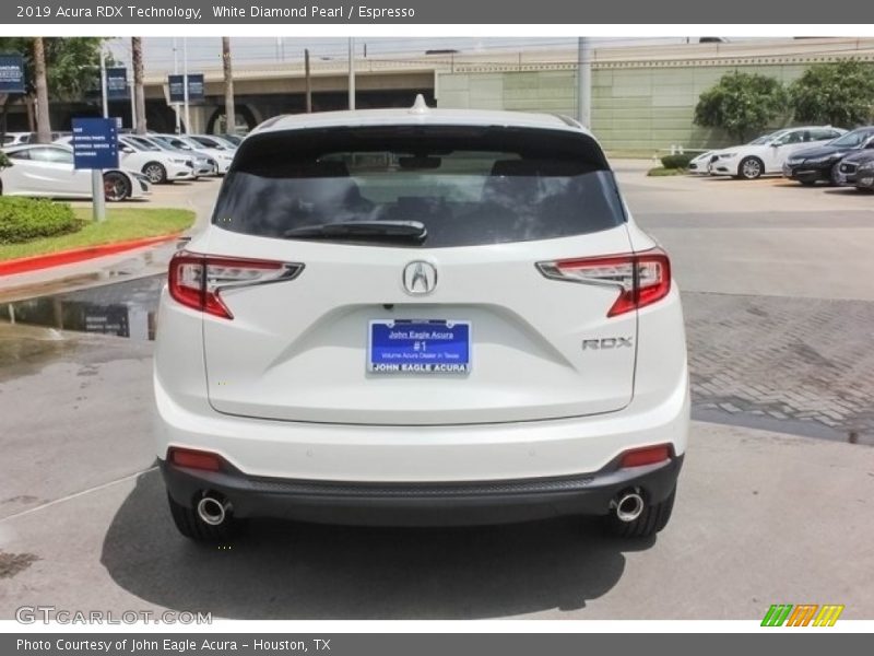 White Diamond Pearl / Espresso 2019 Acura RDX Technology