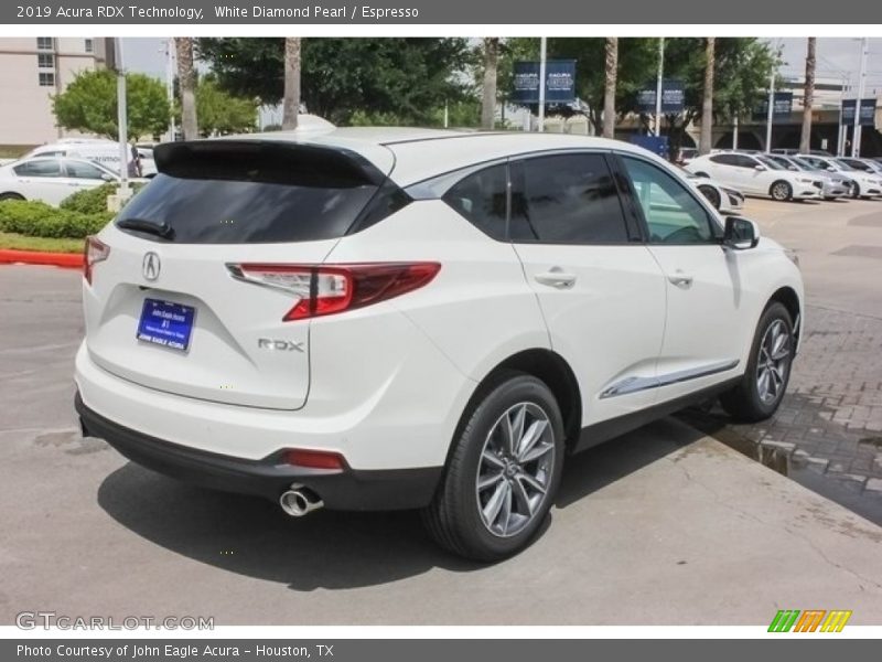 White Diamond Pearl / Espresso 2019 Acura RDX Technology