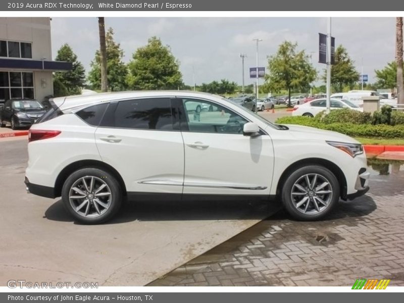 White Diamond Pearl / Espresso 2019 Acura RDX Technology