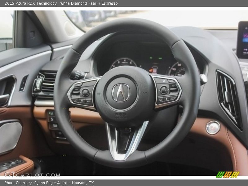 White Diamond Pearl / Espresso 2019 Acura RDX Technology