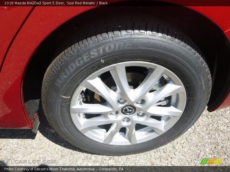 Soul Red Metallic / Black 2018 Mazda MAZDA3 Sport 5 Door