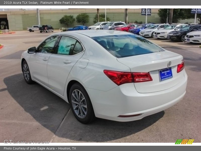 Platinum White Pearl / Parchment 2019 Acura TLX Sedan