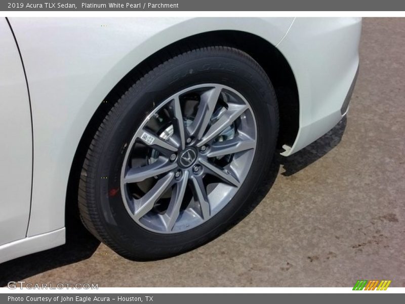 Platinum White Pearl / Parchment 2019 Acura TLX Sedan