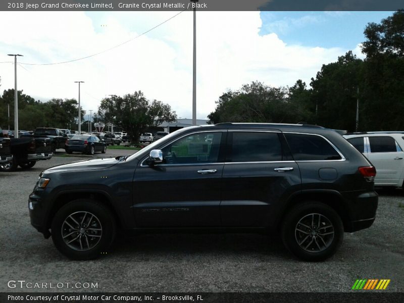 Granite Crystal Metallic / Black 2018 Jeep Grand Cherokee Limited