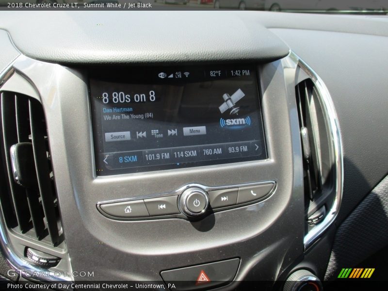 Summit White / Jet Black 2018 Chevrolet Cruze LT