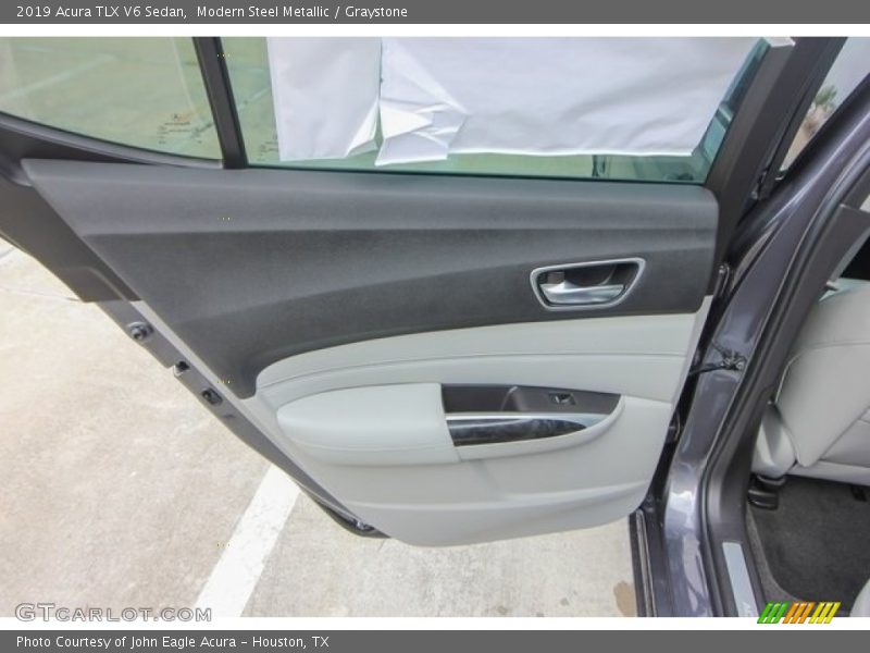 Modern Steel Metallic / Graystone 2019 Acura TLX V6 Sedan
