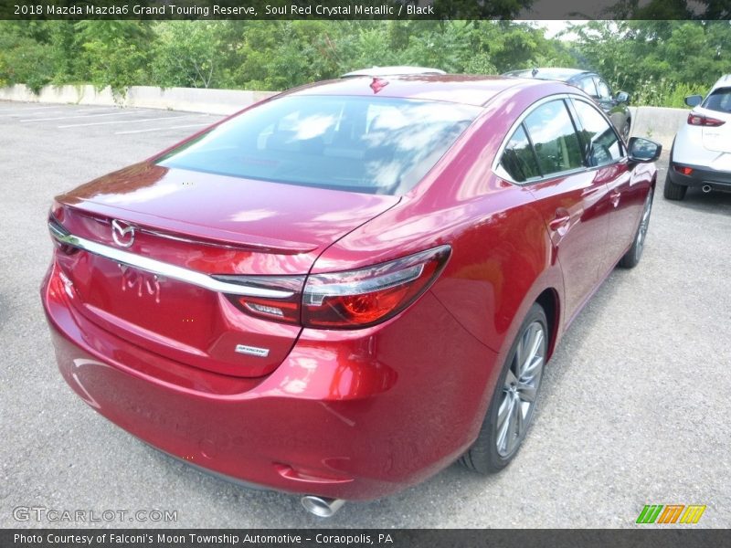 Soul Red Crystal Metallic / Black 2018 Mazda Mazda6 Grand Touring Reserve