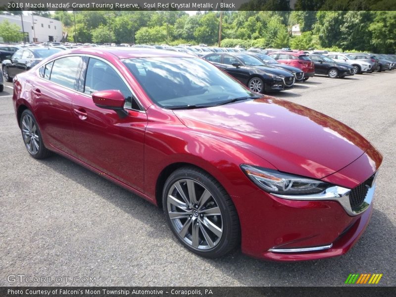 Soul Red Crystal Metallic / Black 2018 Mazda Mazda6 Grand Touring Reserve