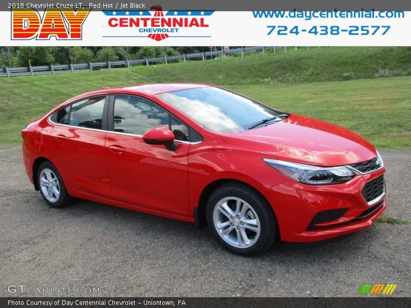 Red Hot / Jet Black 2018 Chevrolet Cruze LT