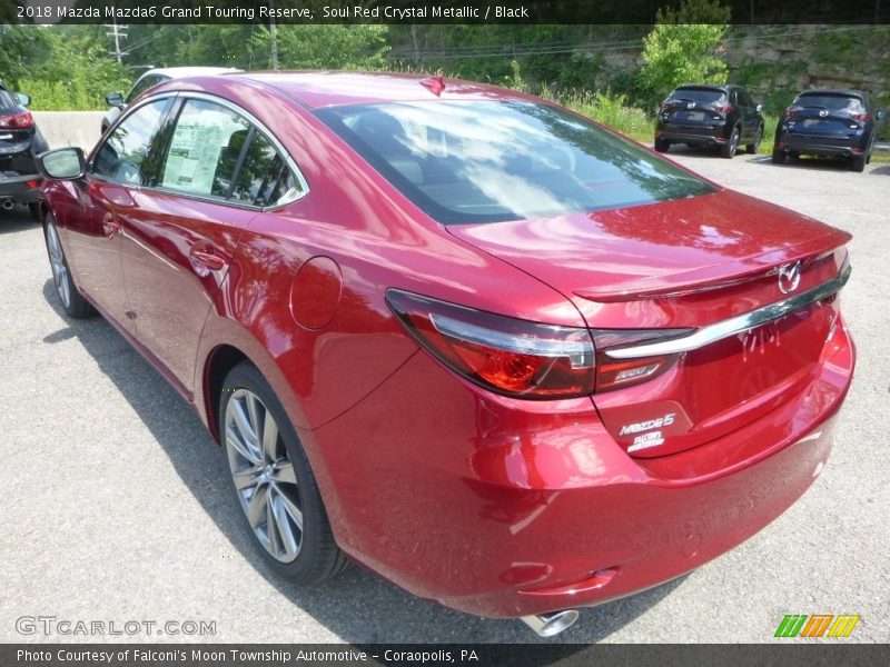 Soul Red Crystal Metallic / Black 2018 Mazda Mazda6 Grand Touring Reserve