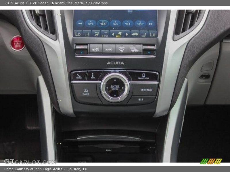 Modern Steel Metallic / Graystone 2019 Acura TLX V6 Sedan