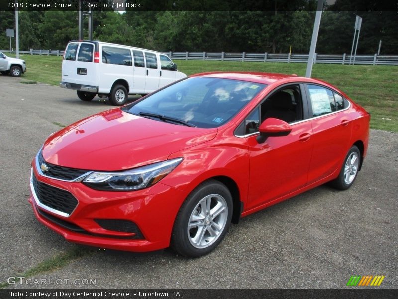 Red Hot / Jet Black 2018 Chevrolet Cruze LT