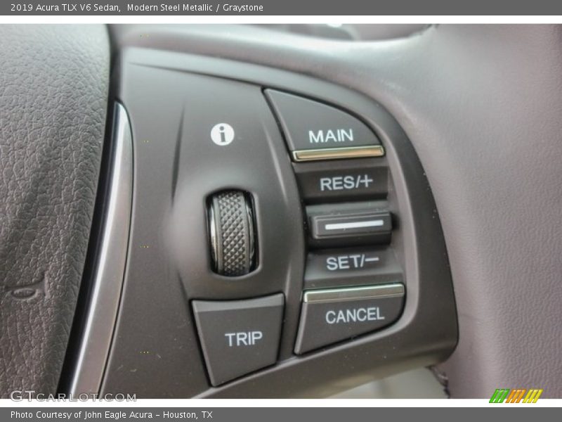 Modern Steel Metallic / Graystone 2019 Acura TLX V6 Sedan