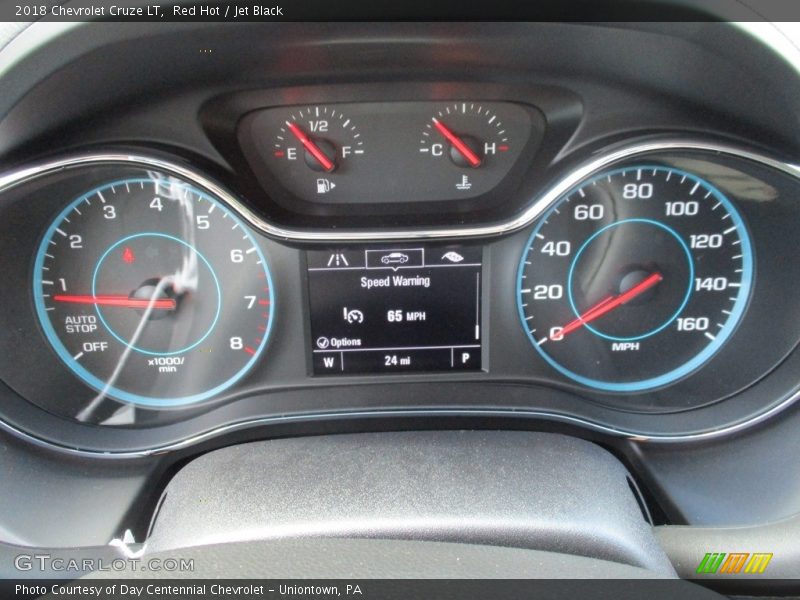Red Hot / Jet Black 2018 Chevrolet Cruze LT