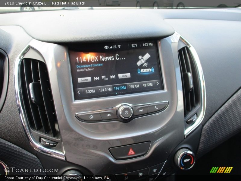 Red Hot / Jet Black 2018 Chevrolet Cruze LT